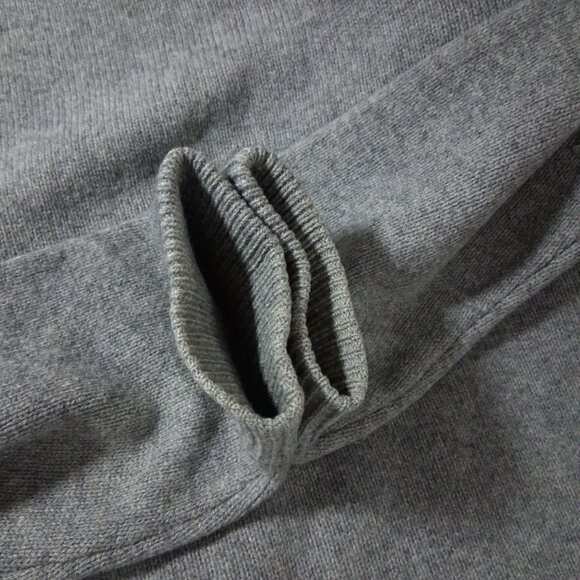 Vintage LANDS' END Lambswool Cashmere Sweater L - Picture 4 of 7